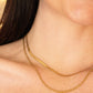 Duo Rolo Snake Chain Necklace