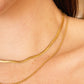 Duo Rolo Snake Chain Necklace