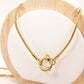 Round Vintage Clasp Necklace