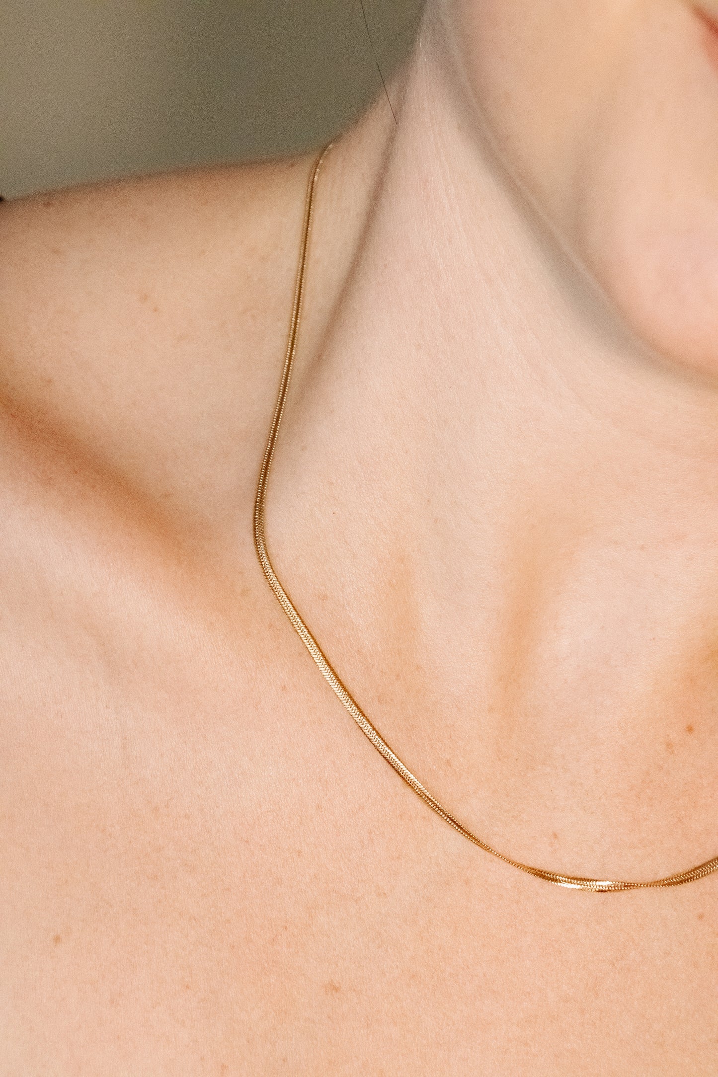 2mm Snake Chain Necklace.