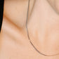2mm Snake Chain Necklace.