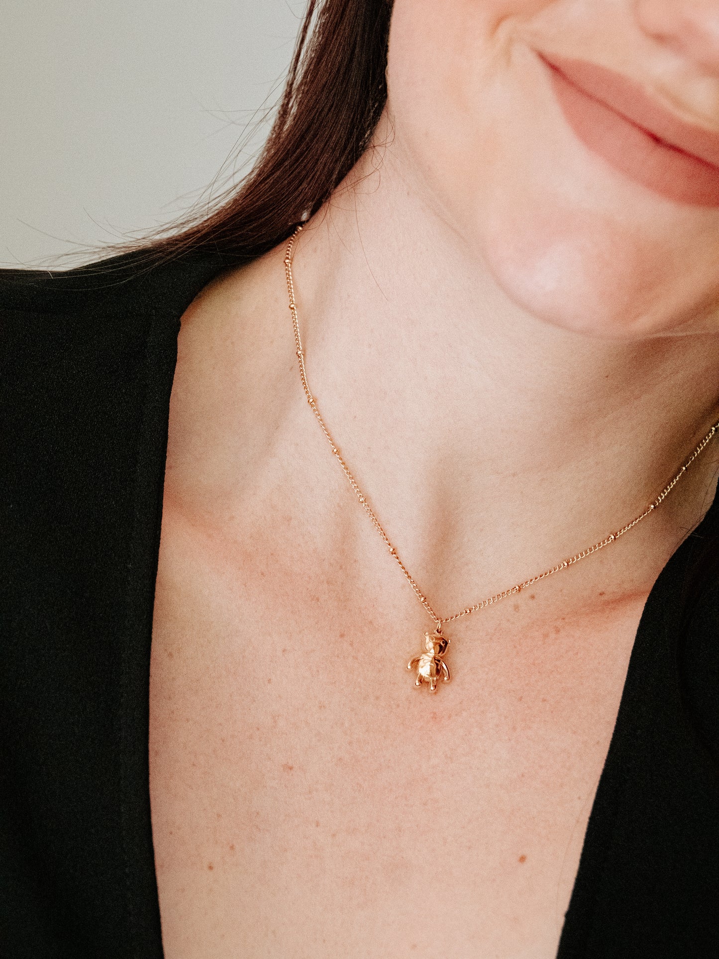 Teddy Charm Necklace