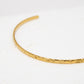 Textured Cuff Bangle