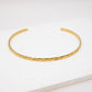 Textured Cuff Bangle