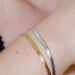 Thick Silver Snake Chain Bracelet