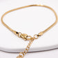 Thin Gold Snake Chain Bracelet