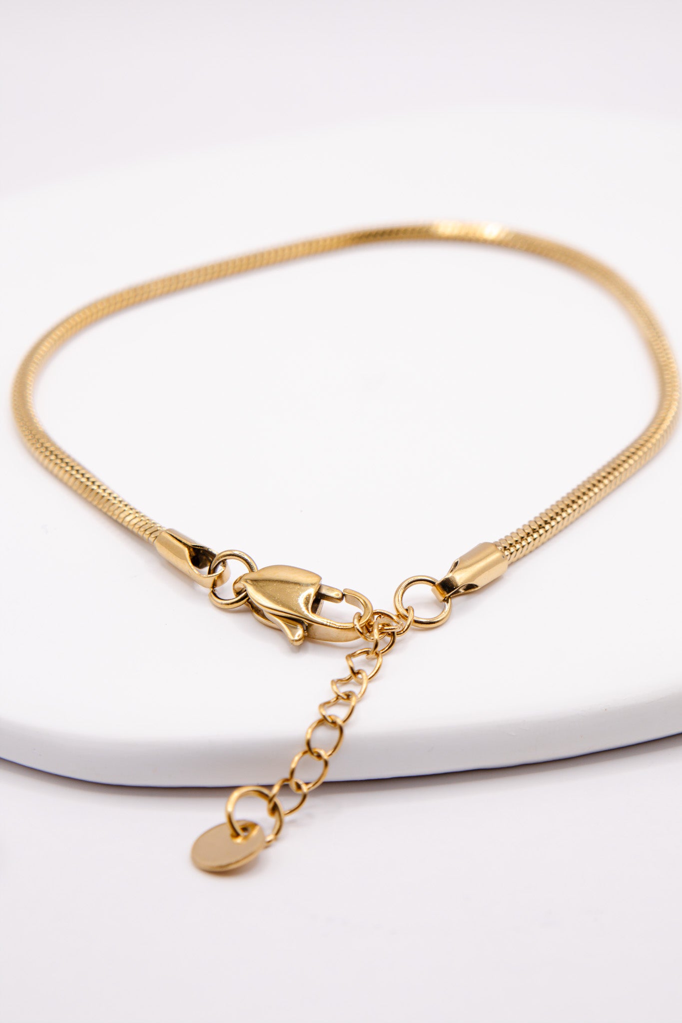Thin Gold Snake Chain Bracelet