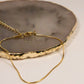 Thin Gold Snake Chain Bracelet