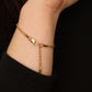 Thin Gold Snake Chain Bracelet