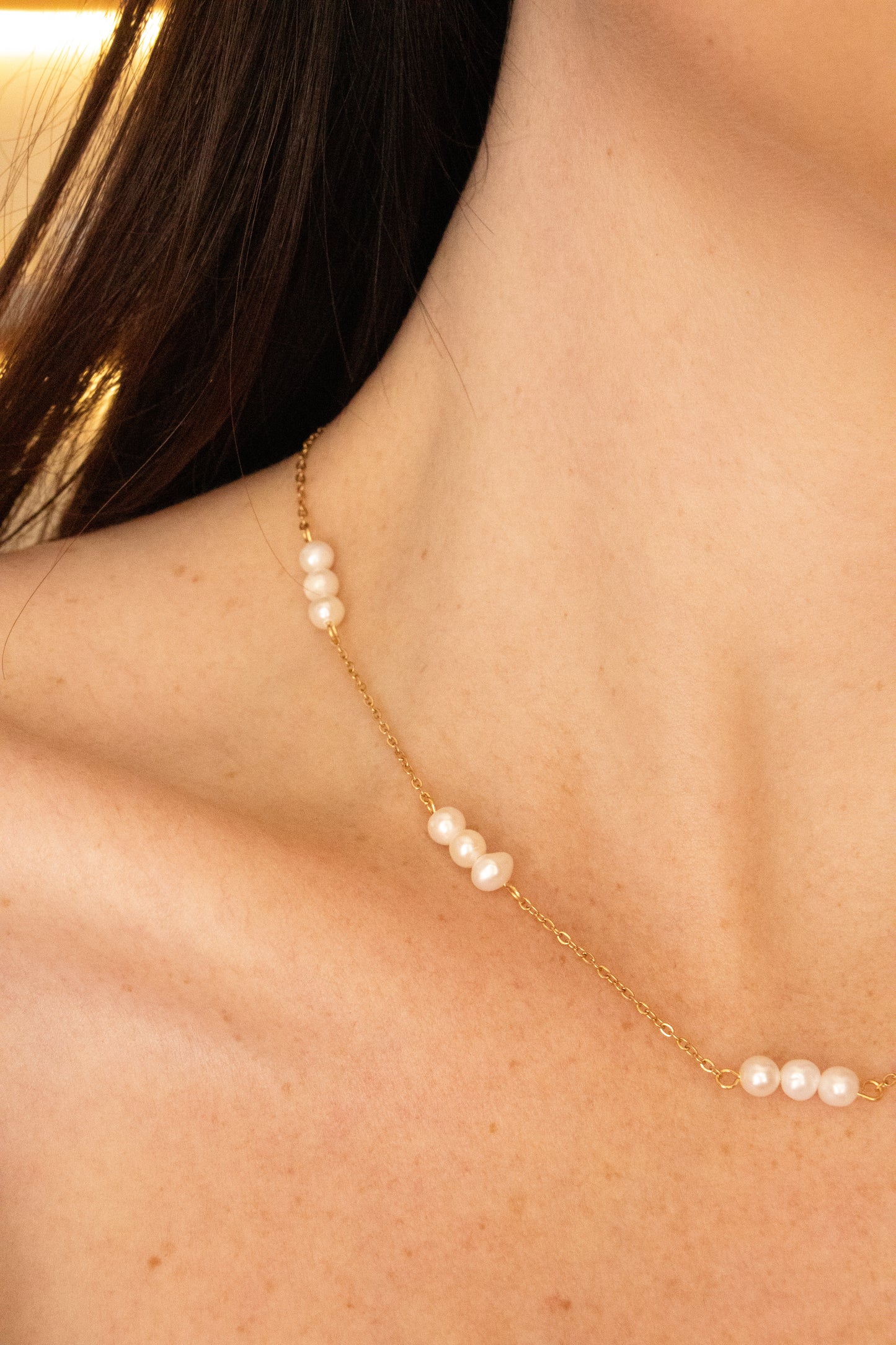 Trio Freshwater Pearl Necklace