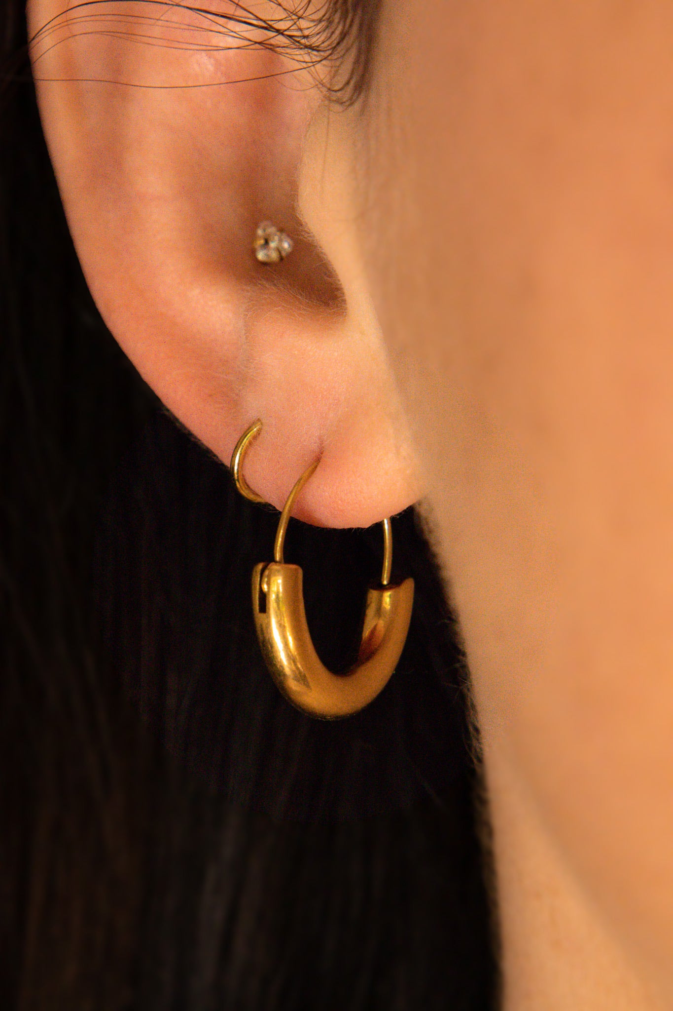 Dewdrop Hoops