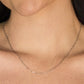 Mini Silver Paperclip Necklace