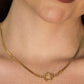Vintage Clasp Snake Chain Necklace