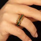 Emerald Stack Ring