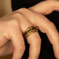 Emerald Stack Ring