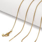 Gold Box Style Slider Necklace