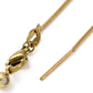 Gold Snake Chain Slider Necklace