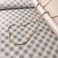 Thin Gold Snake Chain Necklace